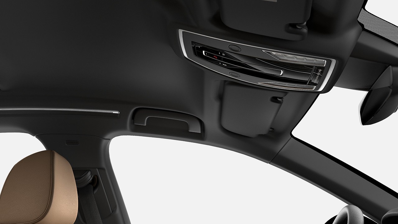 Revestimento do teto em tecido Preto