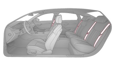 Pasy bezpieczeństwa Audi exclusive