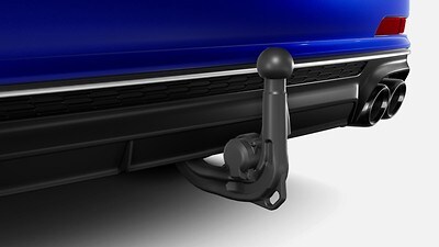 Trailer hitch with electric unlocking