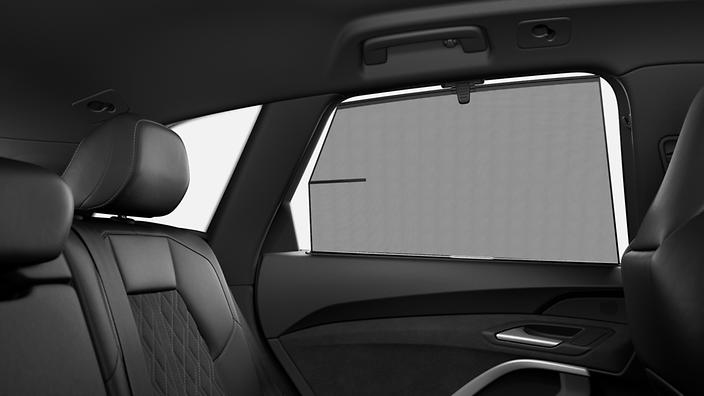 Rear-side window sunshades