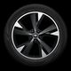 20" x 8.0J (front) 9.0J (rear) 5-Y-spoke alloy wheels, graphite grey, gloss turned finish with 235/50 (front) 255/45 (rear) R20 tyres