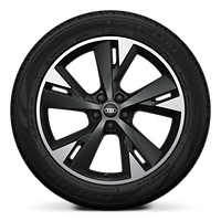 20" x 8.0J (front) 9.0J (rear) 5-Y-spoke alloy wheels, graphite grey, gloss turned finish with 235/50 (front) 255/45 (rear) R20 tyres