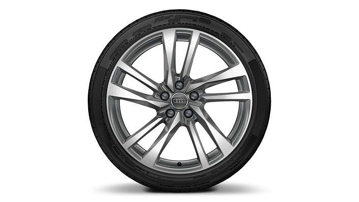 19" 5-double-arm design bi-color wheels