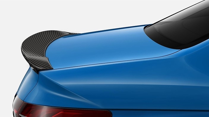 Carbon fiber rear spoiler