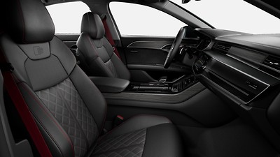 Pack Design en Noir-Rouge Carmin Audi exclusive