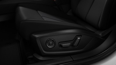 Electrically adjustable front seats including memory function for the driver&apos;s seat