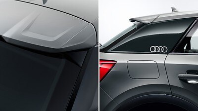 Dachkantenspoiler in Wagenfarbe