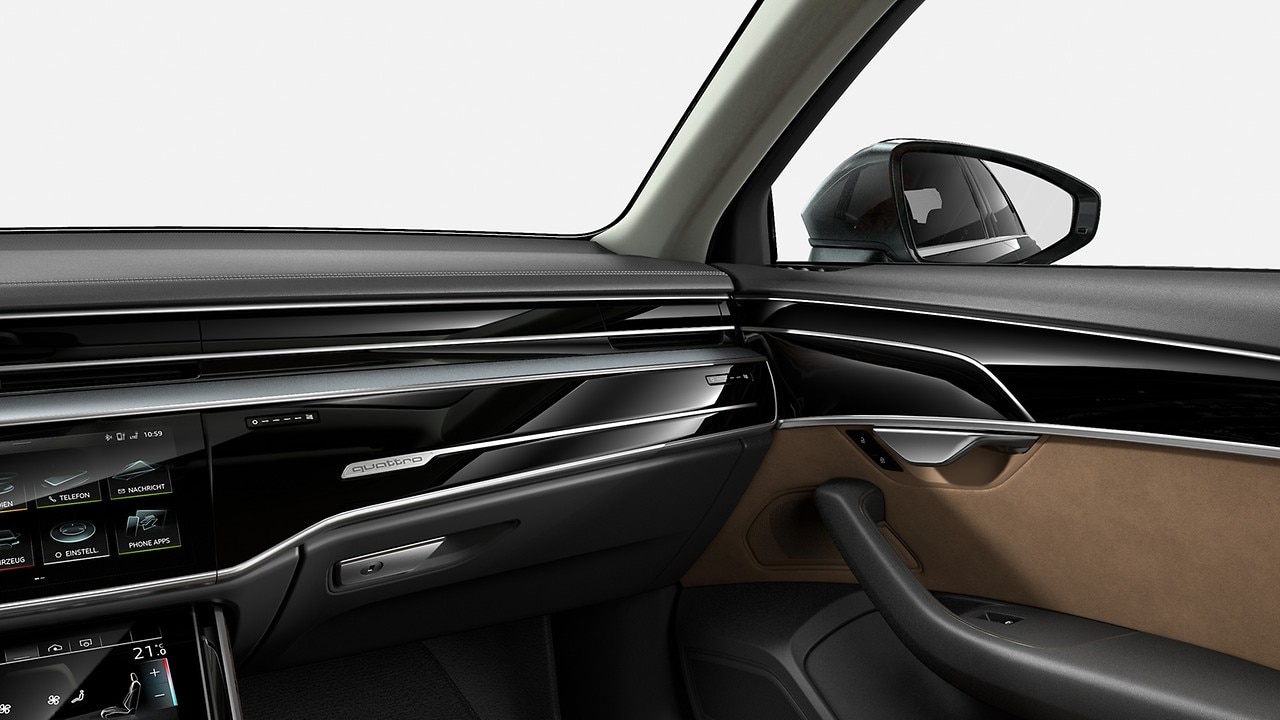 Insertos decorativos em pintura de piano Preto