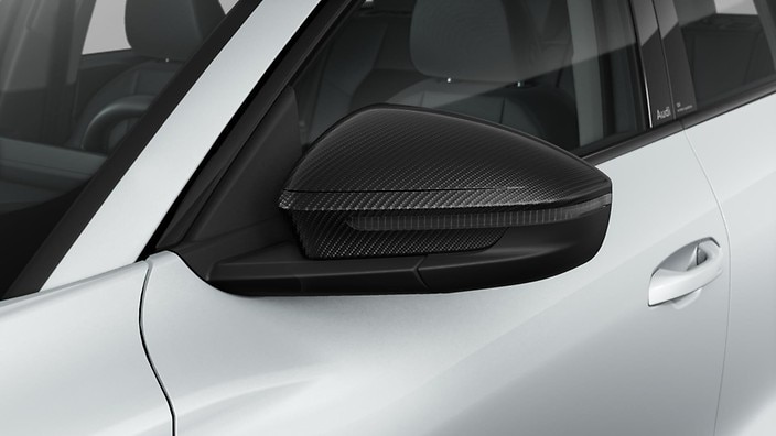 Carbon fibre mirror housings