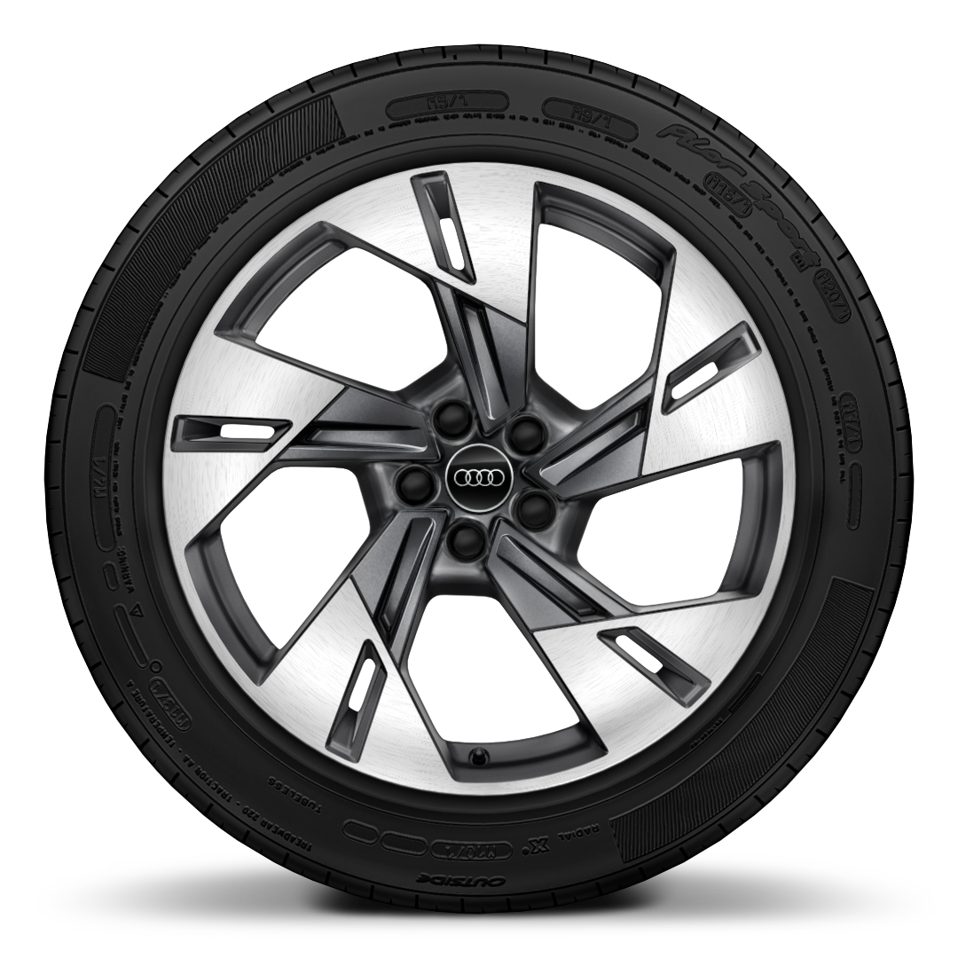 20&quot; x 9.0J &apos;5-arm&apos; dynamic design contrasting grey alloy wheels