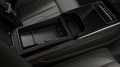 Audi phone box in the rear seats without wireless charging