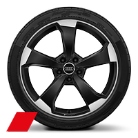 19" 5-arm rotor design wheel with Anthracite black finish, 255/30 R19 performance front tires and 235/35 R19 performance rear tires