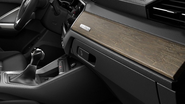 Brown-Gray Natural Wood matte inlays