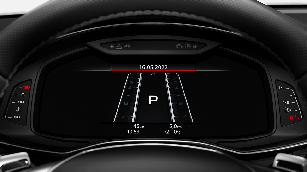 12.3 吋 Audi 全數位虛擬駕駛座艙 plus (RS design)