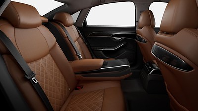 Rear bench seat and backrest, non-folding