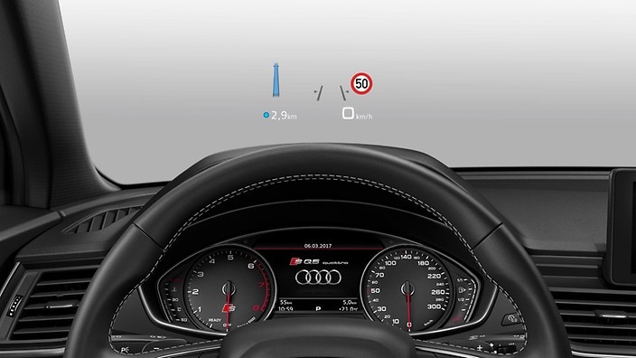 Audi head-up display