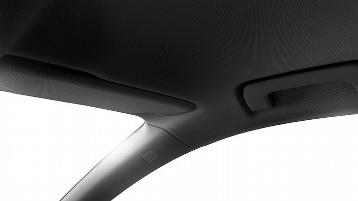 Black cloth headliner