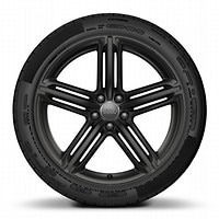 5-tri segment spoke design aluminum alloy wheels, size 8.5J x 20, with 255/45 R20 performance tires
