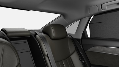 Electric sunshades for rear window and rear side windows