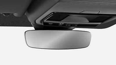 Auto-dimming frameless rearview mirror