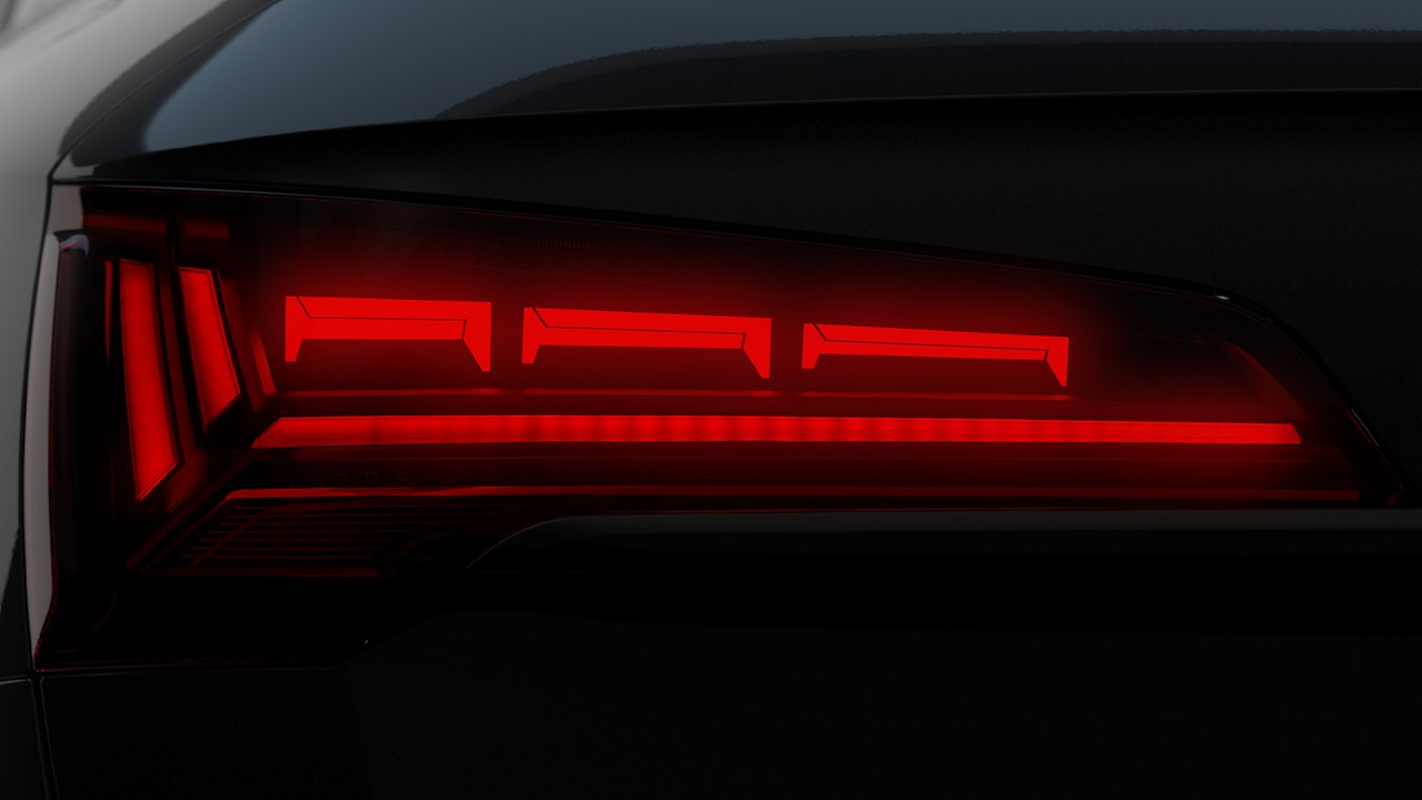 OLED rear lights - design 3