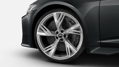 Audi Ceramic Composite Brakes (ACCB) met rode remklauwen