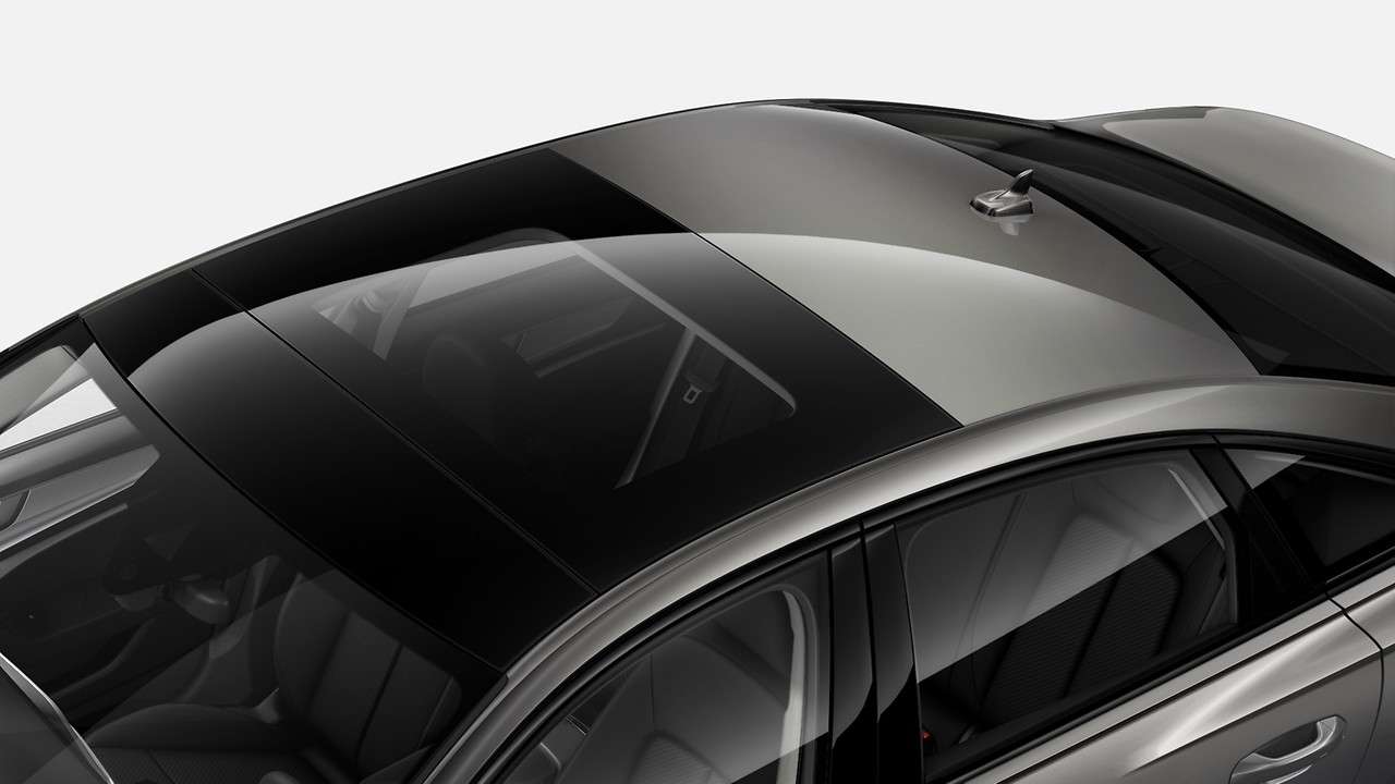 Panoramic glass sunroof