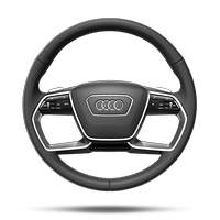 undefined - Volante in pelle a razze doppie multifunzionale con bilancieri e riscaldamento del volante
