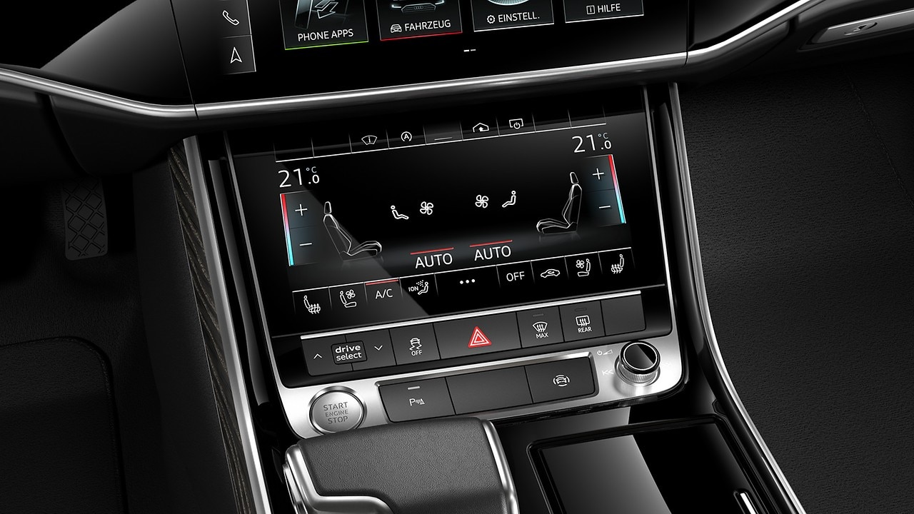 Ar-condicionado autom&aacute;tico conforto 4 zonas