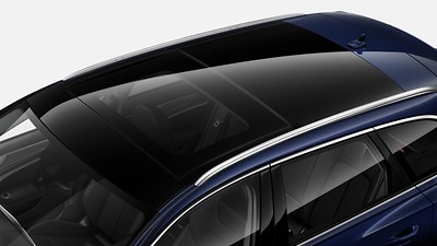 Panoramic glass sunroof