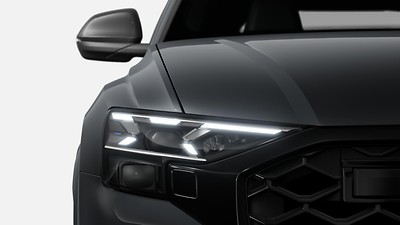 HD matrix LED headlights with Audi laser light, LED rear lights and headlight cleaning system