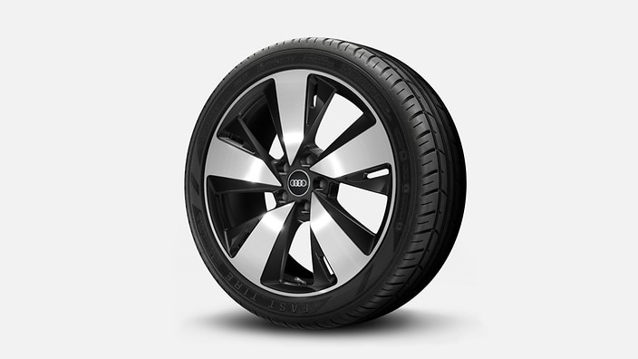 19" 5-arm-aero design wheels, bicolor finish