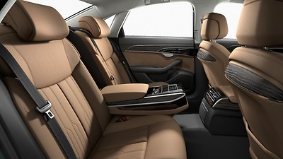 Rear seat package, individual seats