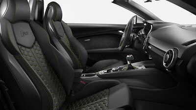 Designpaket schwarz-iguanagr&uuml;n Audi exclusive