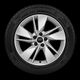 18"x 7.0J '5-segment-spoke' design alloy wheels with 215/50 R 18 tyres