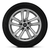 17” x 8.0J ‘5-parallel-spoke’ style alloy wheels with 225/45 R17 tyres