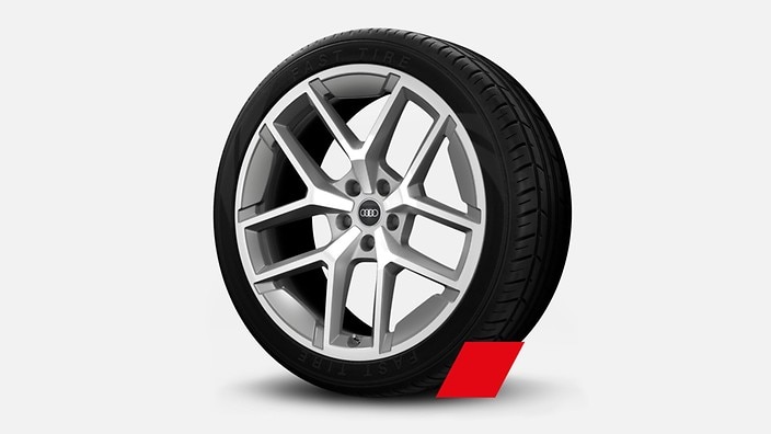 23" 5-Y-spoke design wheels, platinum finish