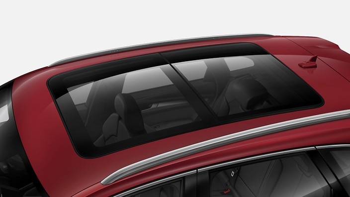 Power panoramic sunroof