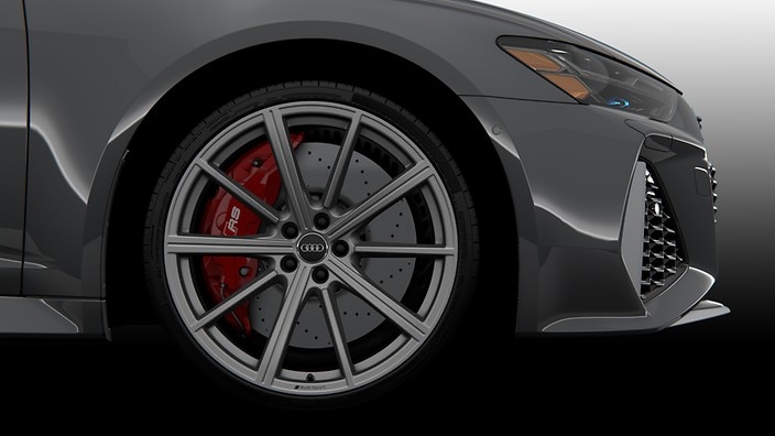 Red brake calipers