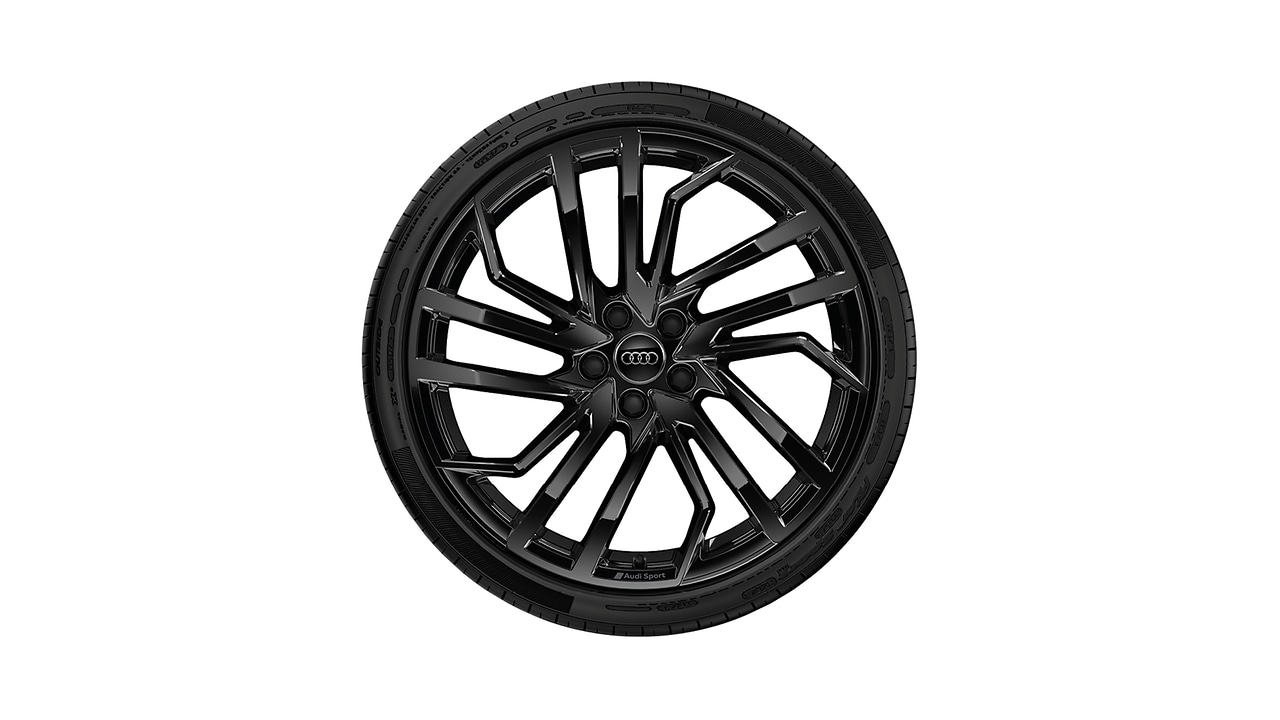 Rad, 5-Segmentspeichen, schwarz, 9,0Jx20, Winterreifen 275/30 R20 97W XL