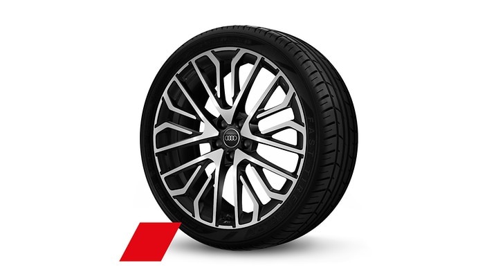 21" multi-spoke sport design wheels, gloss turned finish