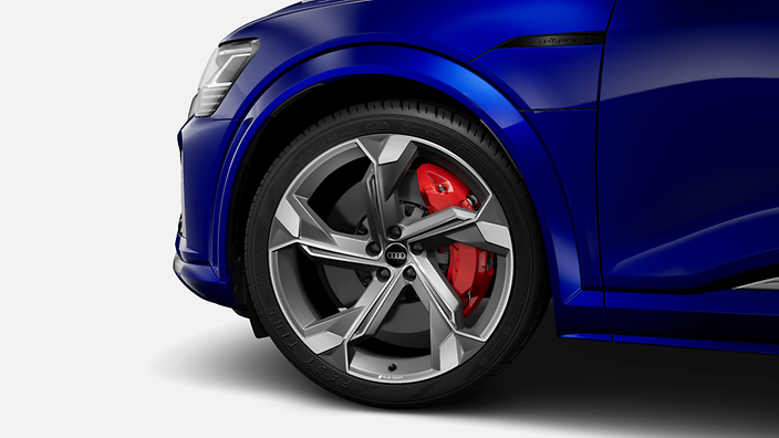 Red brake calipers
