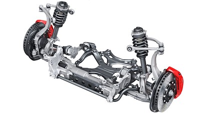 S Sport adaptive steel suspension 