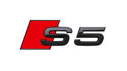 Nazwa modelu S5 w kolorze czarnym, na tył