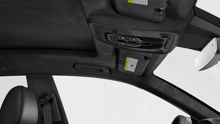Black Alcantara® headliner