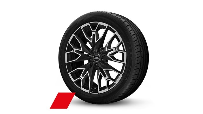 20" 5-W-spoke design wheels, bicolor finish