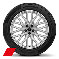 Cerchi in lega di alluminio Audi Sport design 10 razze a Y, 9J x 20 con pneumatici 285/45 R 20