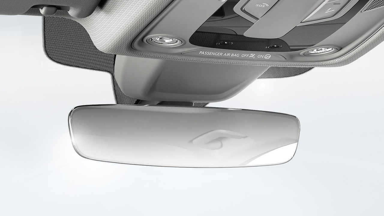 Auto-dimming rear-view mirror