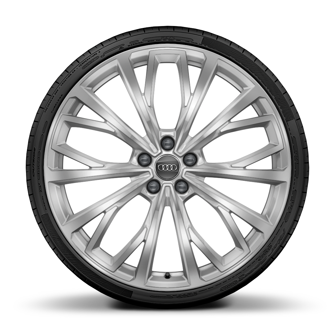 Jantes de liga leve 21" com 10 raios Y e pneus 255/35 R21