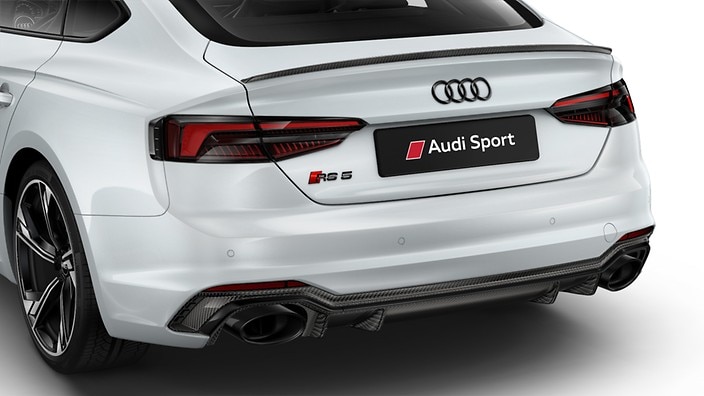 Black Audi rings and badges